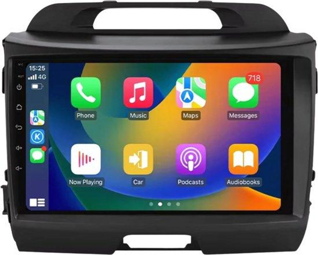 Autoradio mit Bluetooth und CarPlay für Kia Sportage 3 (2011–2016) – Kompatibel mit Apple und Android – Stereoanlage – Navigationssystem ...