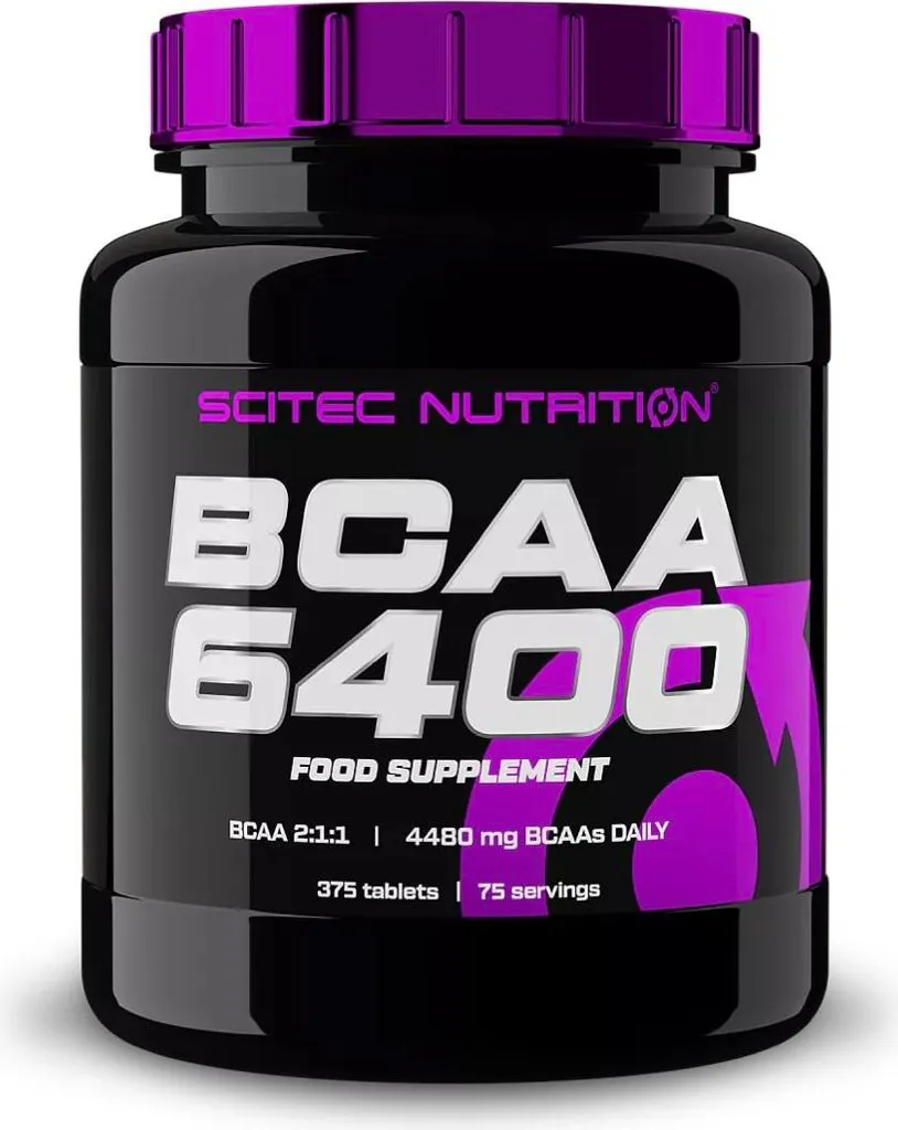 Scitec Nutrition BCAA 6400 375 Tablettes - Acides Aminés Essentiels 2:1:1
