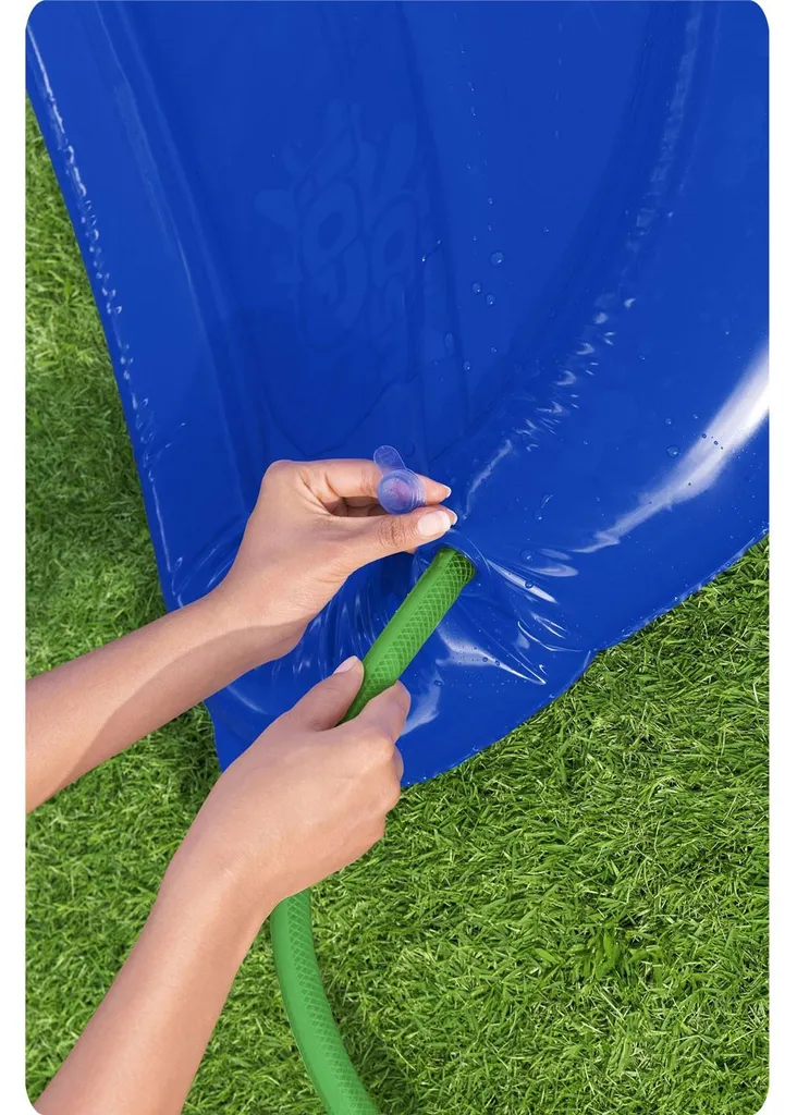 Toboggan Aquatique Lunar Launch Double : Glisse Fluide sans Accroc - 14