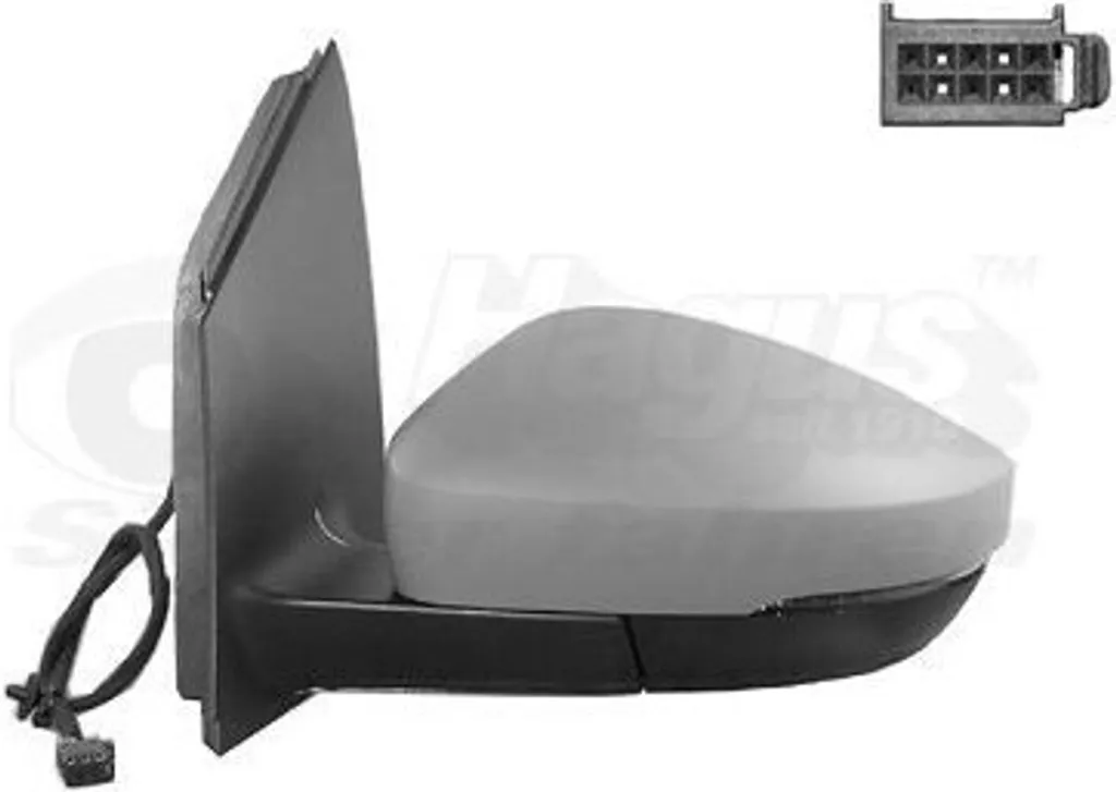 Rétroviseur Gauche VW Polo 6R1 6C1 Anti Angle Mort Miroir Asphérique