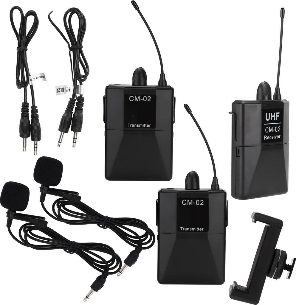 Microphone sans fil pour interview reflex et capture d'appels 16 CH - 5