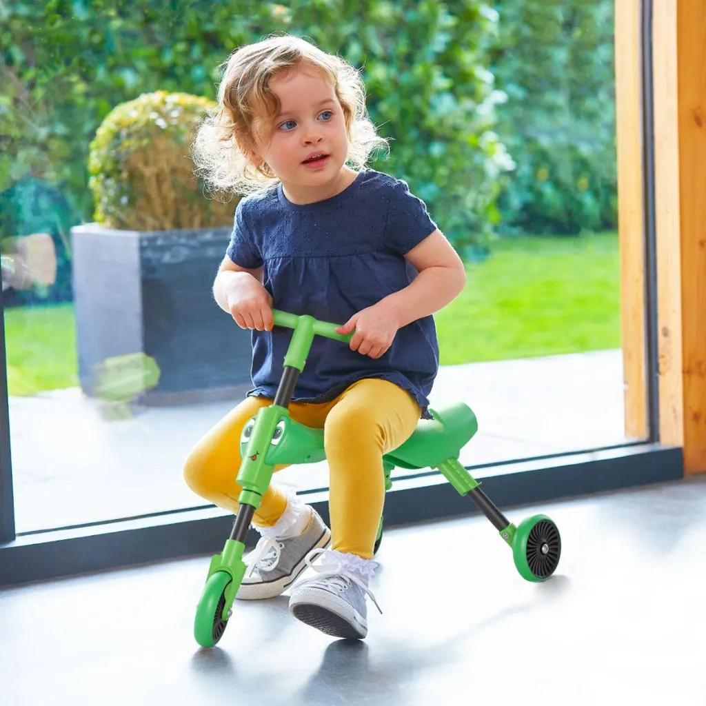 Tricycle Enfant Pliable 3 Roues SCUTTLEBUG GRASSHOPER Vert Original - 2