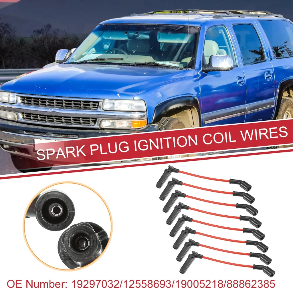 Câbles de Bougie d'Allumage 7mm pour Chevrolet Silverado No.19297032