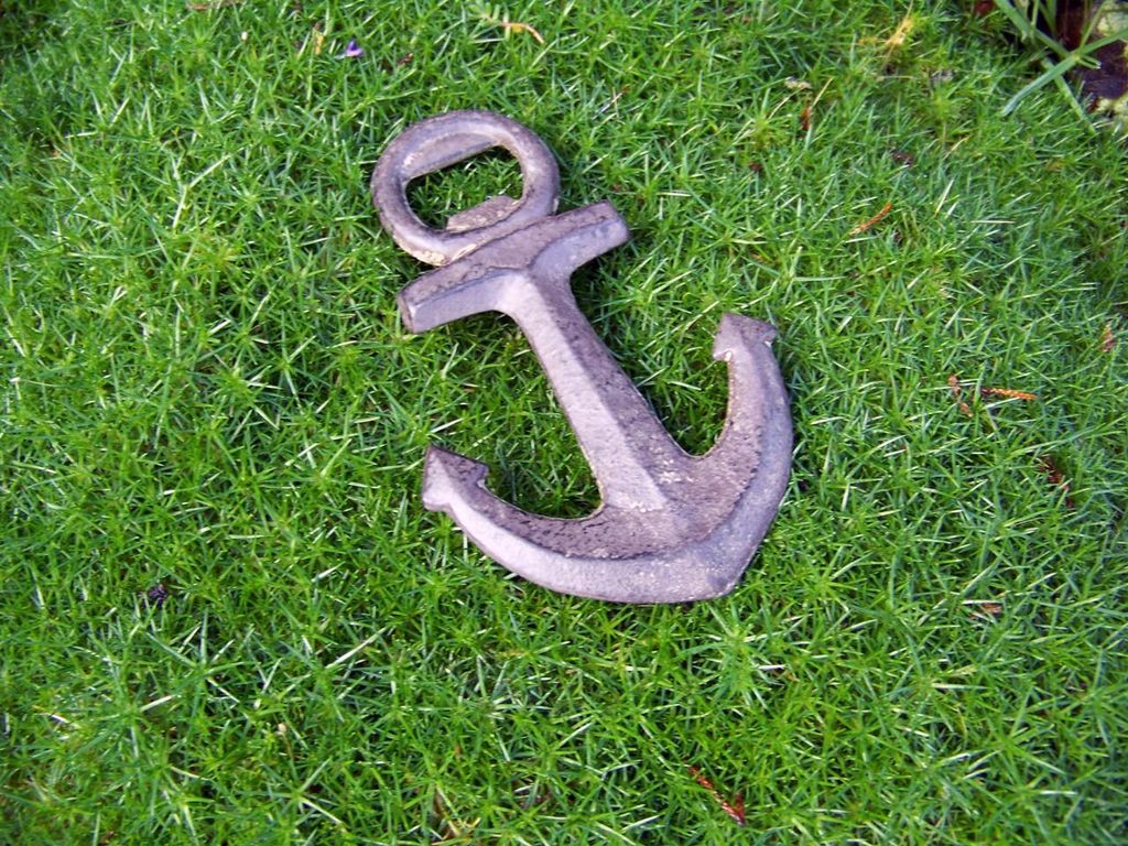 Flaschenöffner Anker Gusseisen