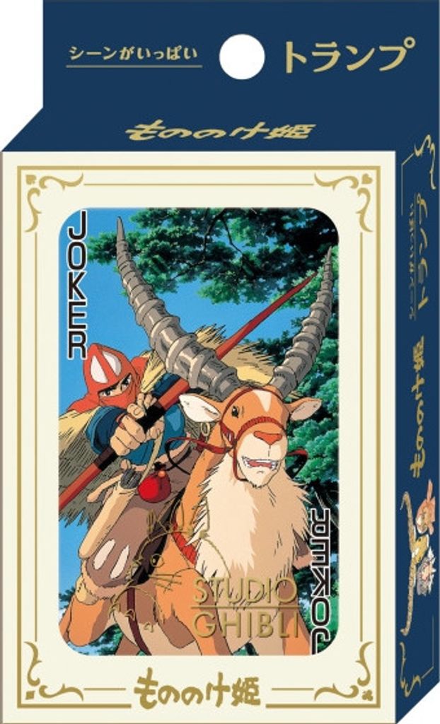 Prinzessin Mononoke Spielkarten Produktbild 