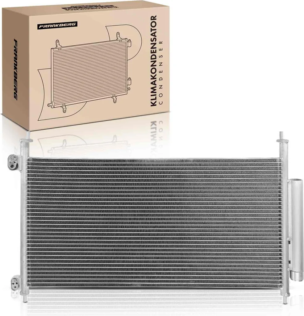 Condenseur clim robuste Honda Civic VIII 2005-2012 avec ailettes alu