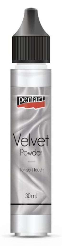 Aksamitny proszek do dekorowania Pentart - biel 30 ml Zdjęcie produktu 