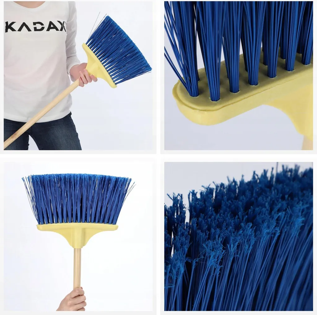 Balai d'extérieur professionnel 30cm brosse nylon pour débris difficiles - 4