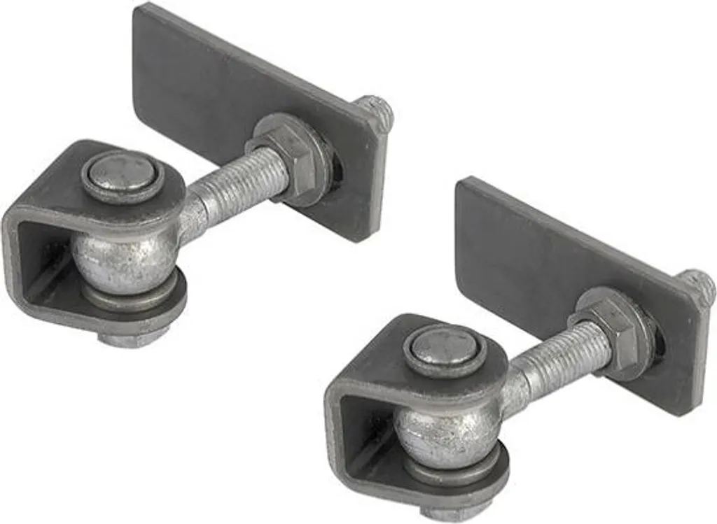 Gond de portail réglable M12 Locinox GBMU-B-M12-90-02 lot de 2 pièces