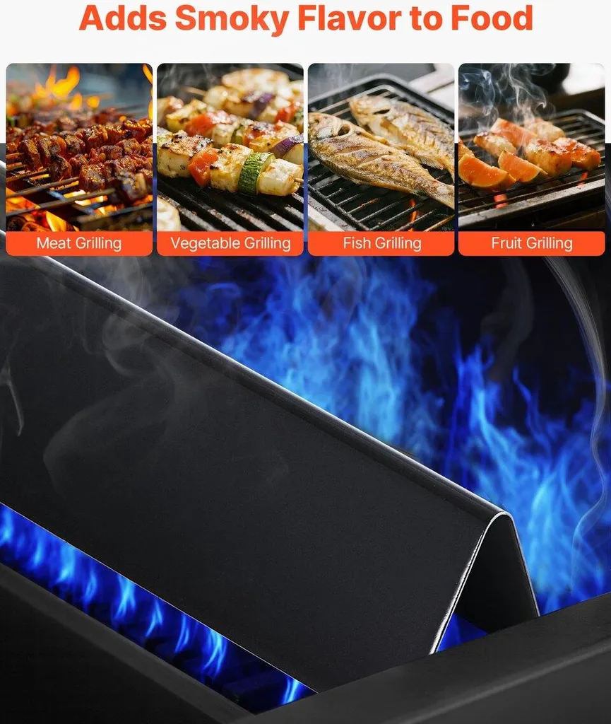 Barre Aromatizzanti 39cm per Weber Spirit 300 E-310 S-310 Ricambio - 7