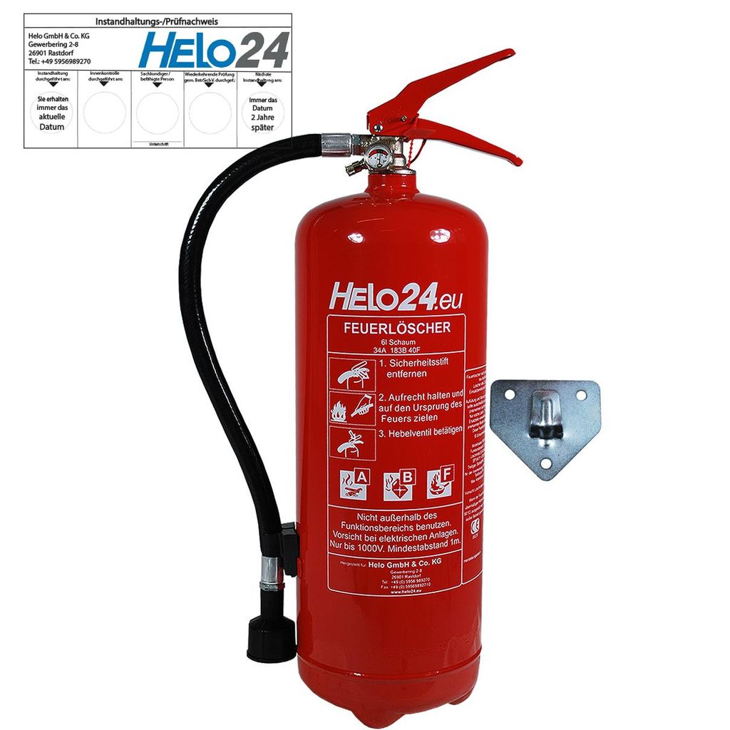 Hochleistungs-Schaumfeuerlöscher 6L ABF 10LE auch für Produktbild 