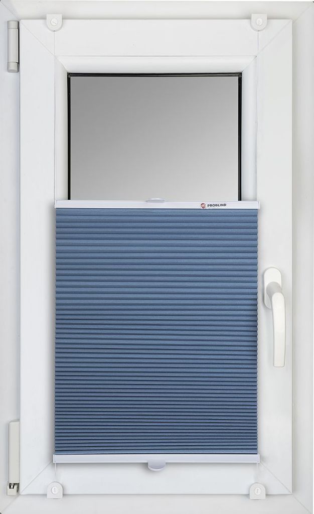 THERMO WABENPLISSEE 100% VERDUNKELNDFALTROLLO JALOUSIE (Blau PM09, 45x150 cm)