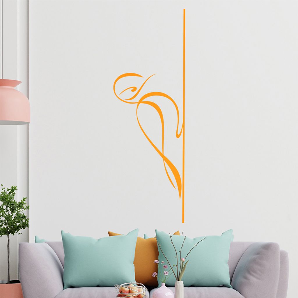 Specht Linien Wandtattoo in 6 Größen - Wandaufkleber Wall Sticker - Dekoration, Küche, Wohnzimmer, Schlafzimmer, Badezimmer