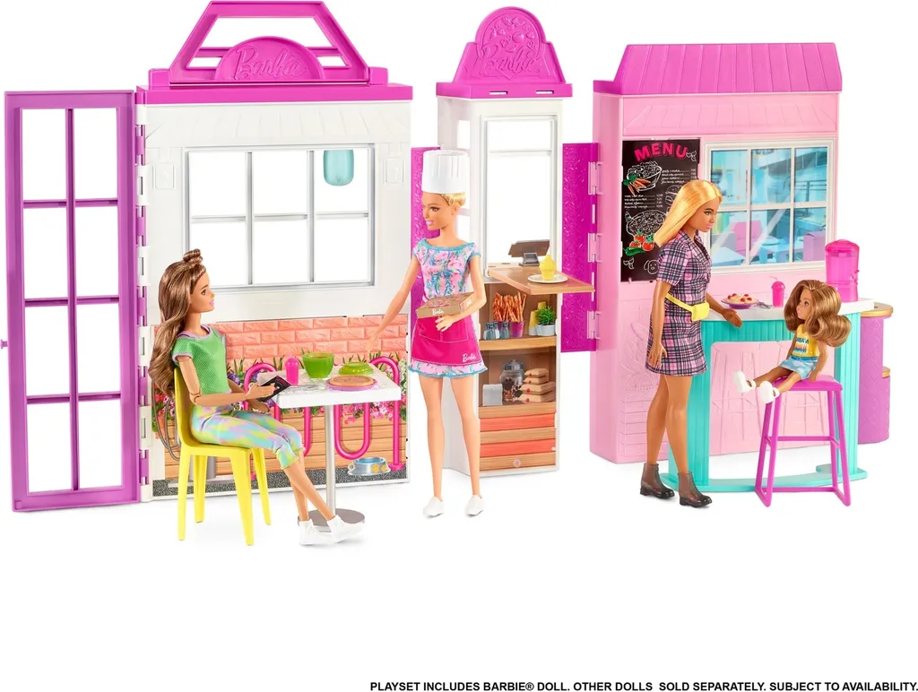 Barbie Bistro Restaurant 25 accessoires avec poupée blonde articulée - 16