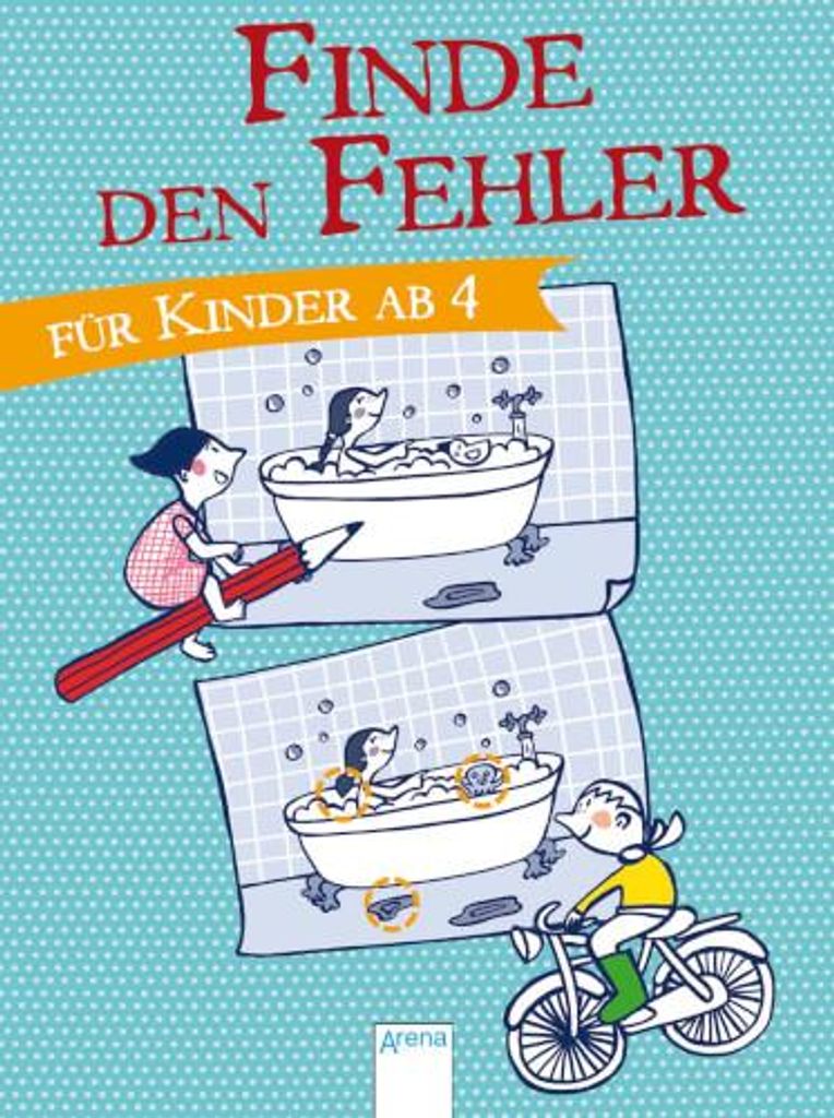 Finde den Fehler. Für Kinder ab 4