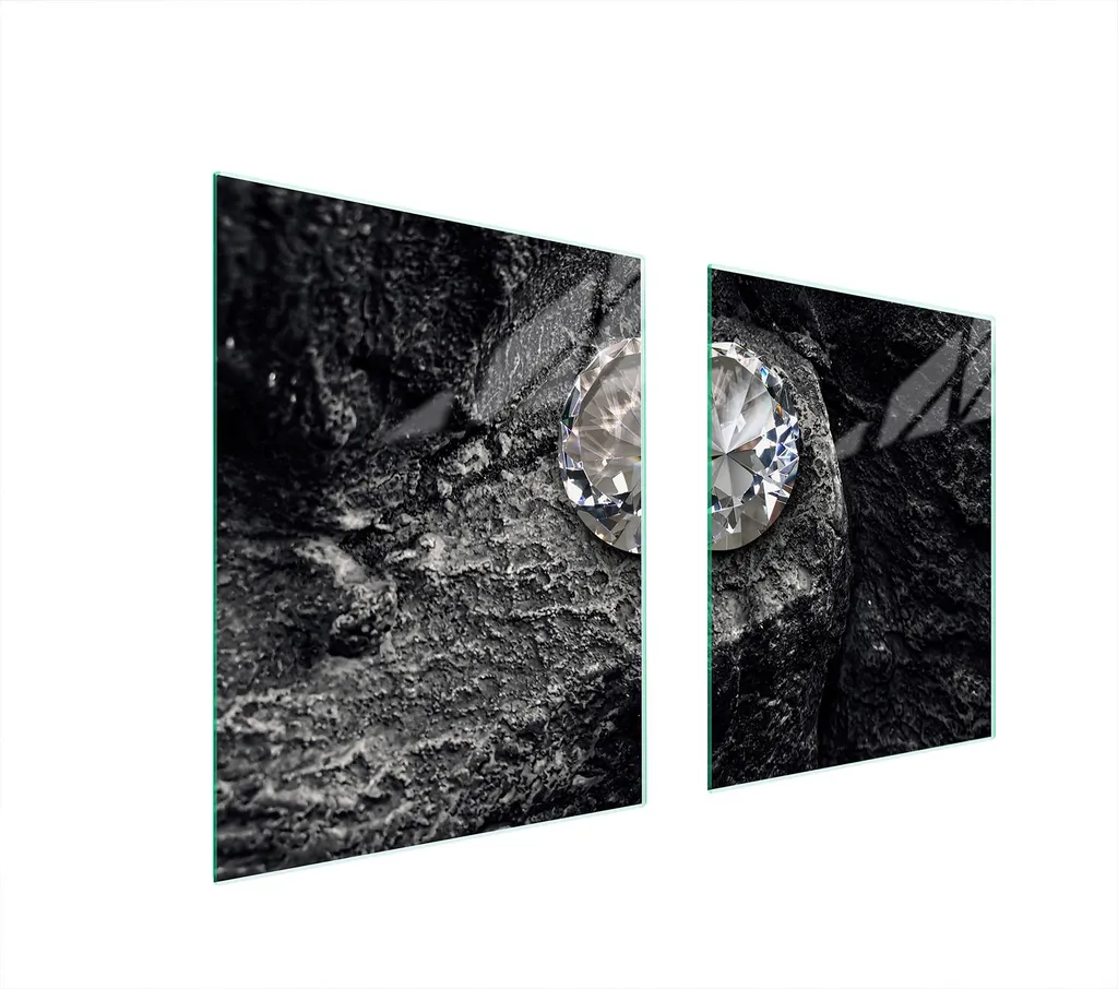 Tagliere Gigante e Piastra Vetro 85x52 Diamond Proteggi Fuochi