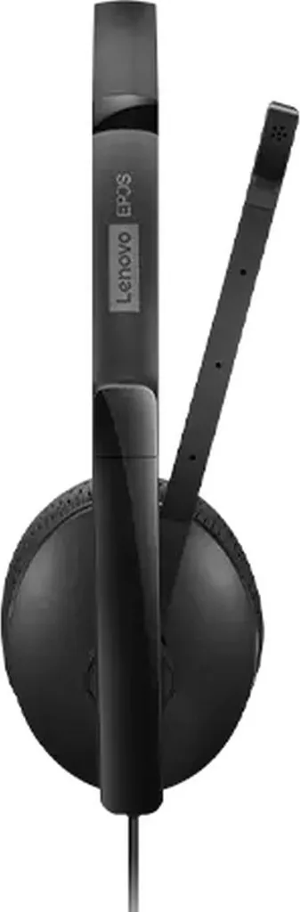 Lenovo Wired VOIP Headset UC Noir avec Commandes de Contrôle Intégrées