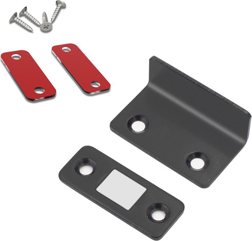 Haushaltskabinett Fang Ultra dünner longfreier Lebensdauer unsichtbarer Magnet-Türstopper für Garderobe-Schwarz