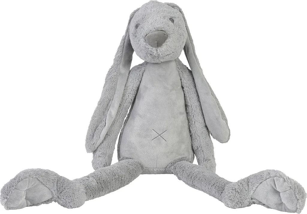 Happy Horse Doudou Lapin Richie Gris 92cm - Grande Peluche Géante Douce