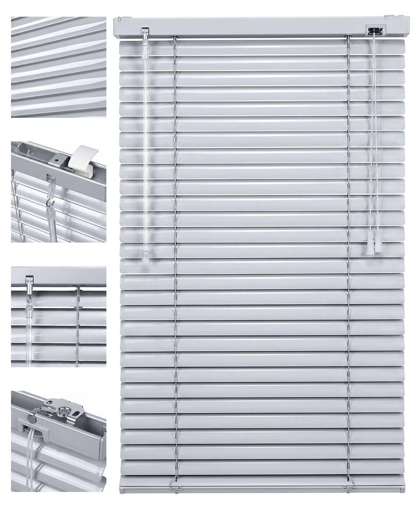 Sekey Alu-Jalousie Silber 70x130cm Aluminium-Jalousie ohne Produktbild 