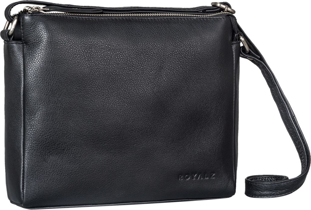 ROYALZ "Albany" Vintage Damen Handtasche Leder moderne kleine Ledertasche Damenhandtasche zum umhängen Frauen Umhängetasche Echtleder