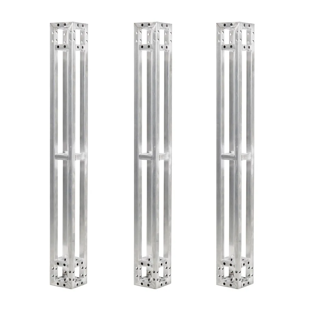 Structure de Scène pour Éclairage DJ et Événements Extérieurs Pack de 3 - 8