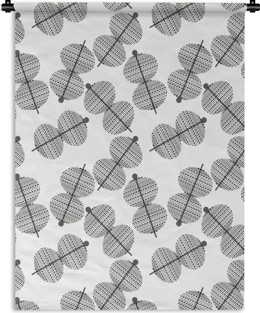 MuchoWow Wandteppich Wandbehang Laternen - Muster - Lampen 120x160 cm Tapisserie Dekoration Wandtuch - Wohnzimmer - Moderne