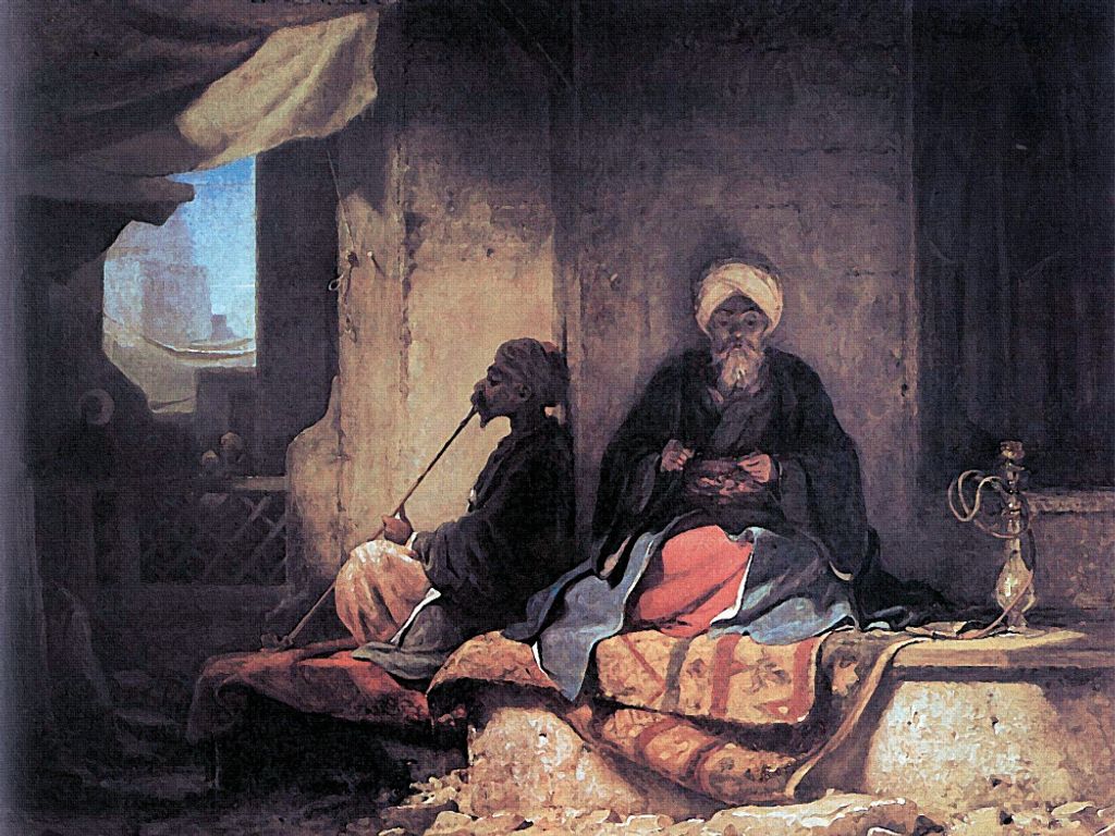 Carl Spitzweg Kunstdruck Bild - Im Türkischen Basar, 1860 (60 x 80 cm)