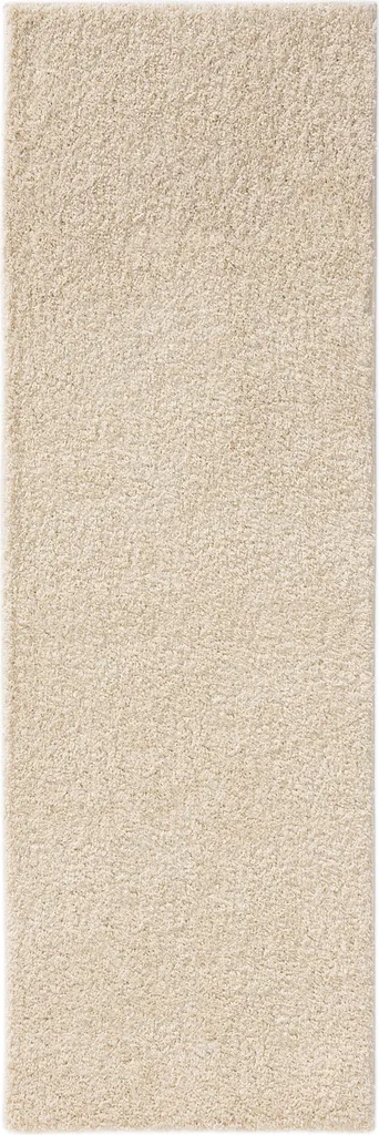 Tapis Sofia Cream à poils longs 70x200 cm - Texture douce et épaisse