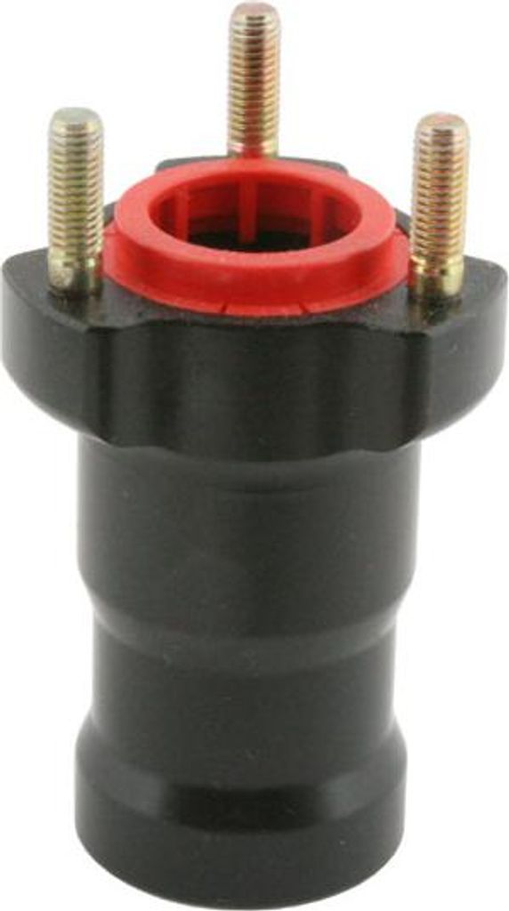 Radstern vorne, Aluminium, 25mm Aufnahme, Länge 95mm, eloxiert, Länge in mm:95mm, Farbe:schwarz