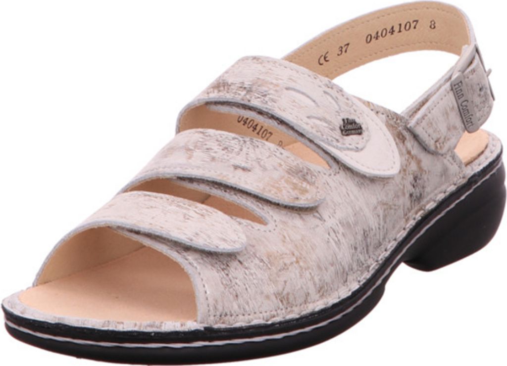 Finn Comfort Komfort Sandalen Saloniki Damen 31303937343733 Beige 39 EU