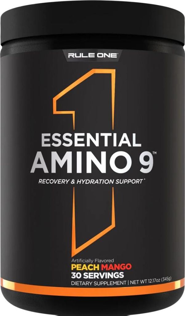 Rule1 | Essential Amino 9 | EAA with Electrolytes Peach - Mango