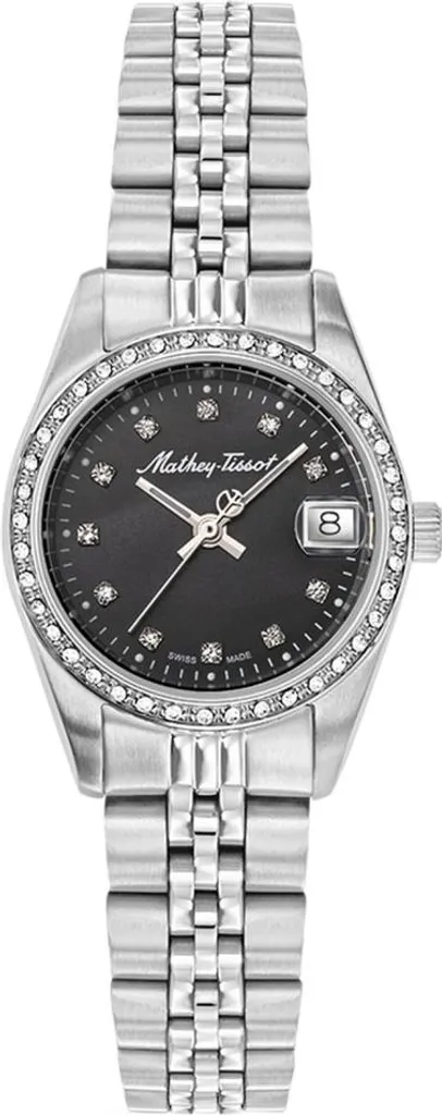 Montre Bracelet Femme Argentée Chic - Modèle Mathey-Tissot D709AQN Acier