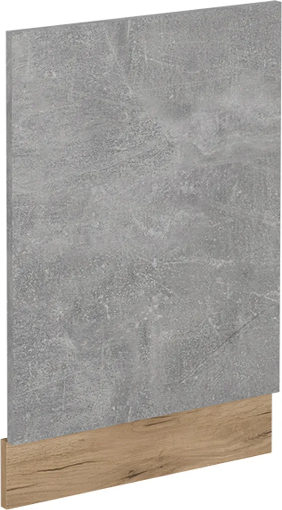 Vicco Pannello Frontale Lavastoviglie 45cm R-Line Calcestruzzo Quercia
