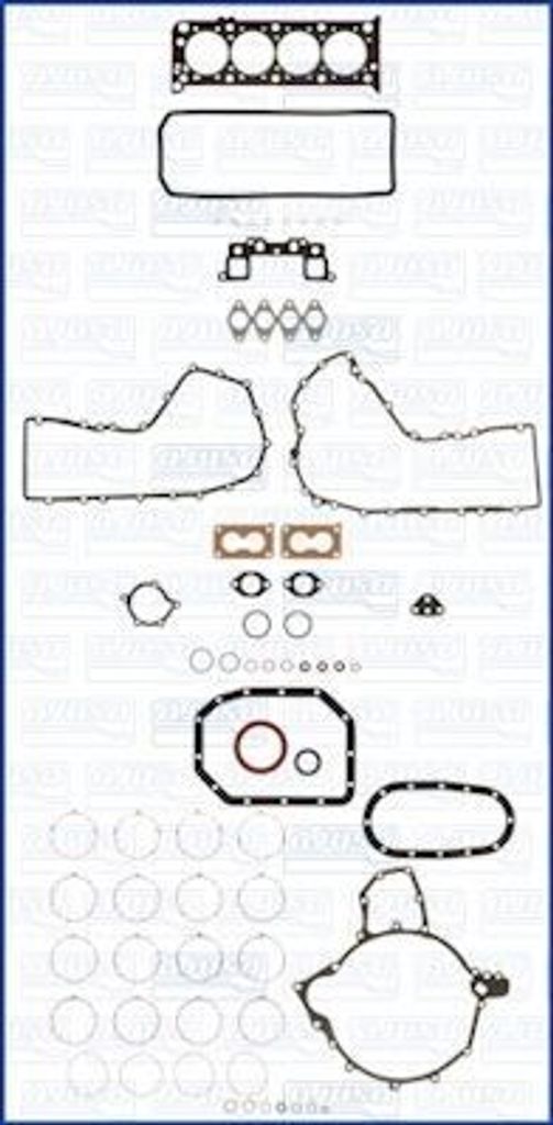 AJUSA 50018300 Motor-Dichtungsvollsatz Dichtsatz passend für PEUGEOT 205 I (741A/C) 205 Kasten 104 104 Coupe für CITROËN C15 (VD-) für TALBOT S...