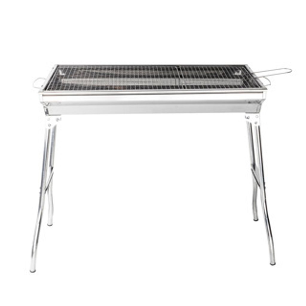 Klappgrill aus Edelstahl Maße: 93,5 x 33,5 x 70cm