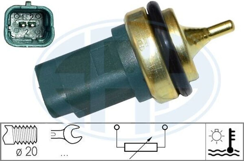 ERA Kühlmitteltemperatursensor 330552 passend für PEUGEOT 2008 Kombi (CU)