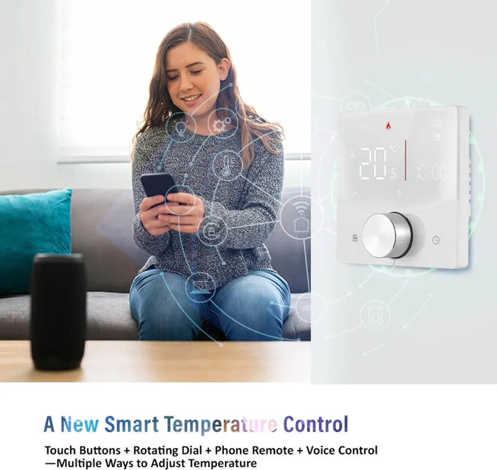 Offerta Termostato Matter Smart WiFi Touchscreen Caldaia Gas - 3