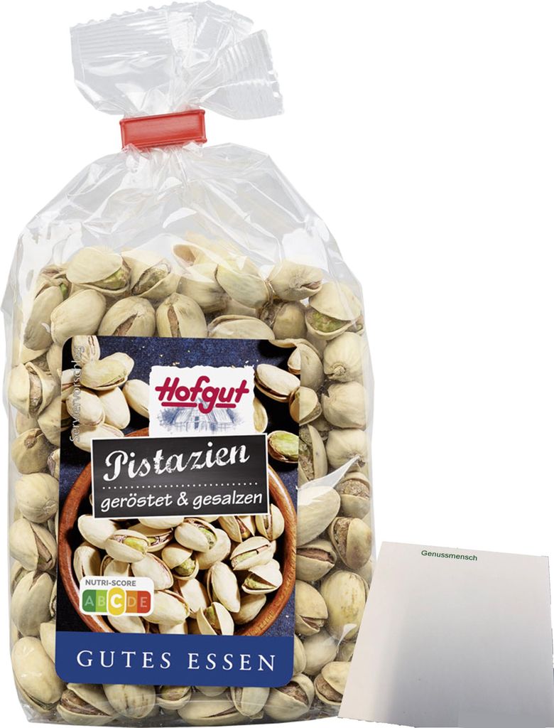 Hofgut Pistazien g+g (200g Beutel) + usy Block