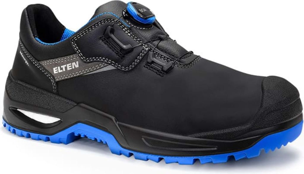 ELTEN Sicherheitsschuhe STEFANO XXSG BOA black-blue Low ESD S3 728741 Schwarz - Blau, 44