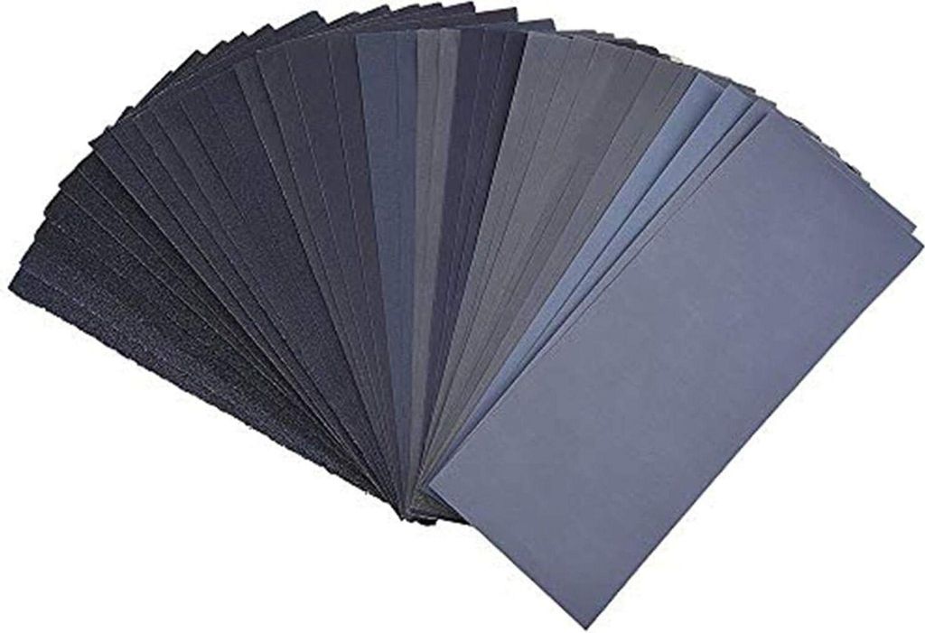 Schleifpapier Fein,56 Stück nassschleifpapier 120 to Produktbild 
