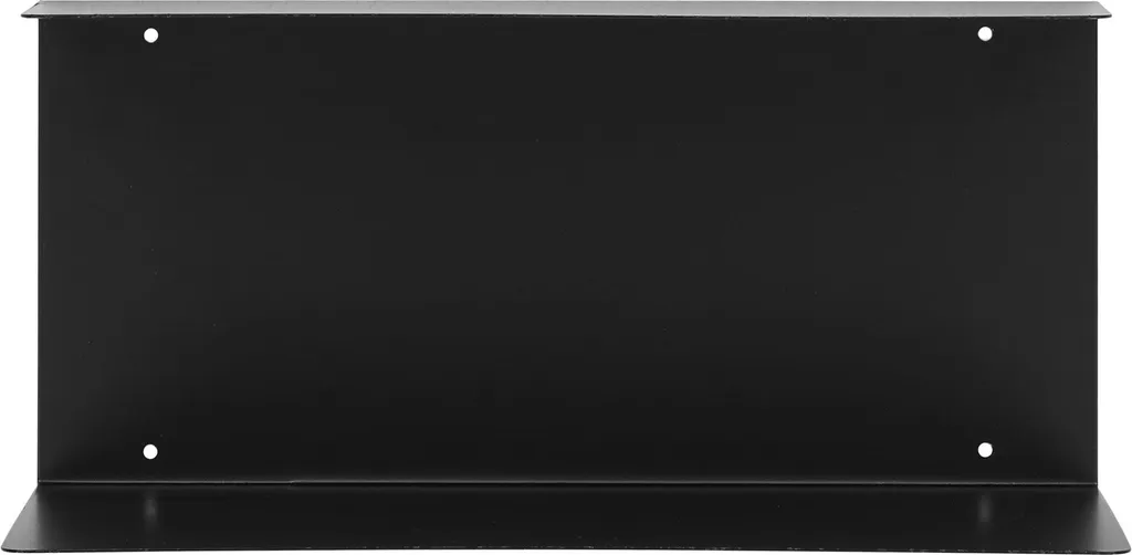 Mensola da parete piccola 40x18x18cm nera.