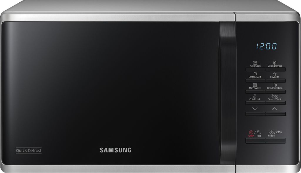 Samsung MS23K3513AS Mikrowelle Solo, 23 Liter Volumen