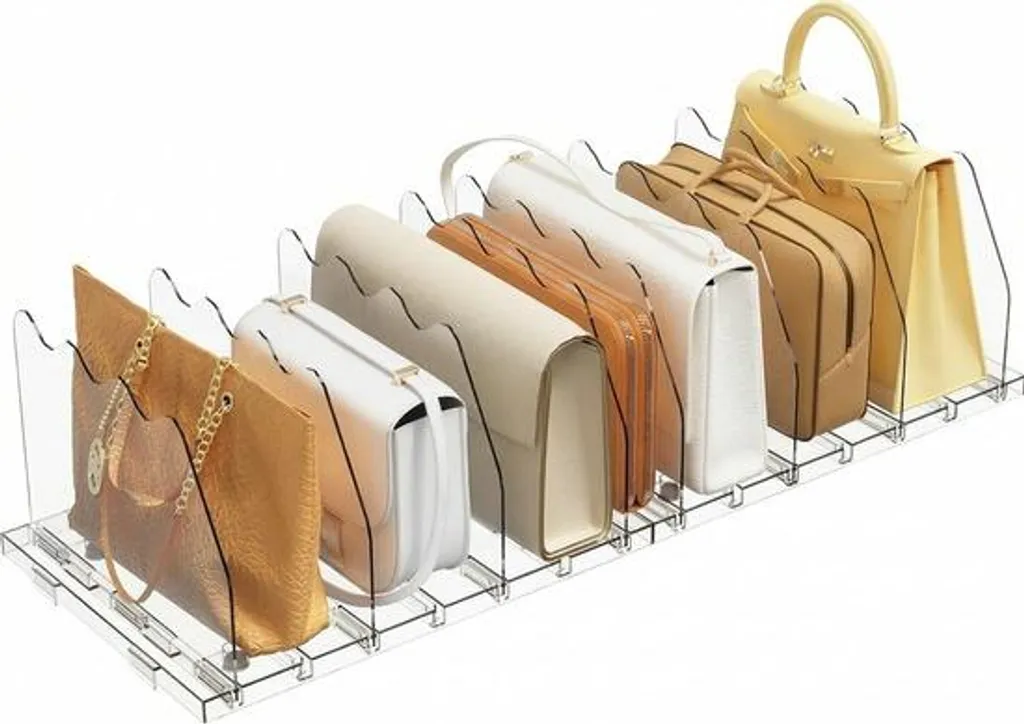 Séparateurs étagère acrylique transparents et robustes pour le rangement