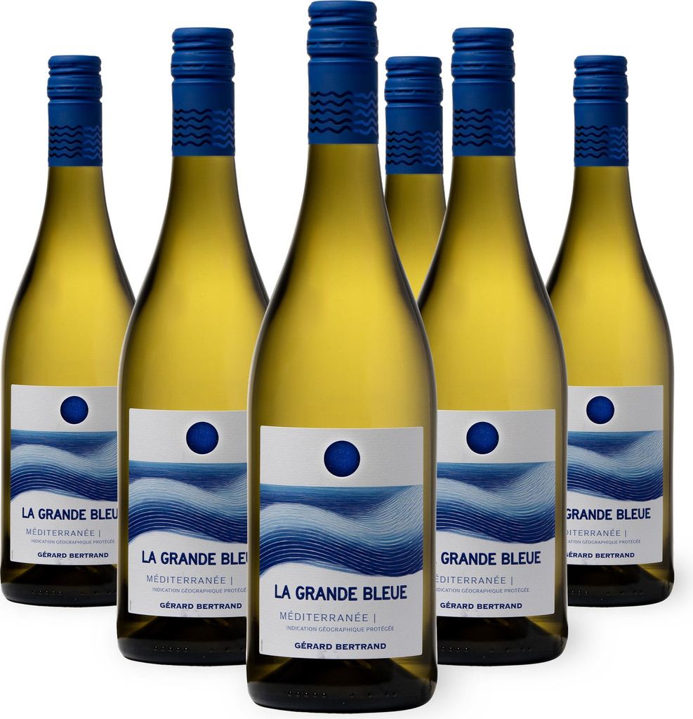 La Grande Bleue 2024 vin blanc Lot 6 Bouteilles 75cl