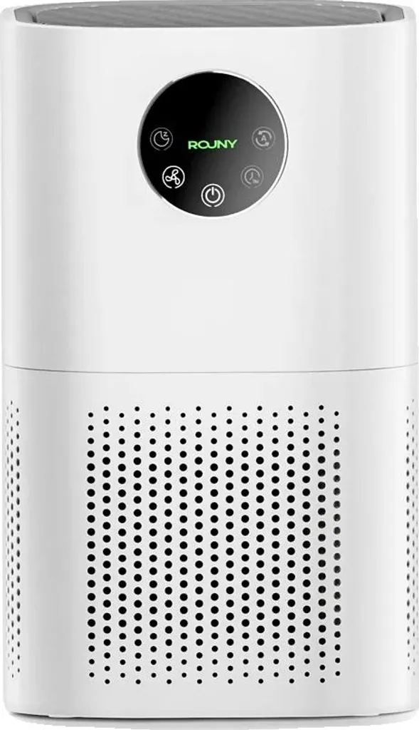 Épurateur d'air domestique silencieux blanc avec 4 modes réglables