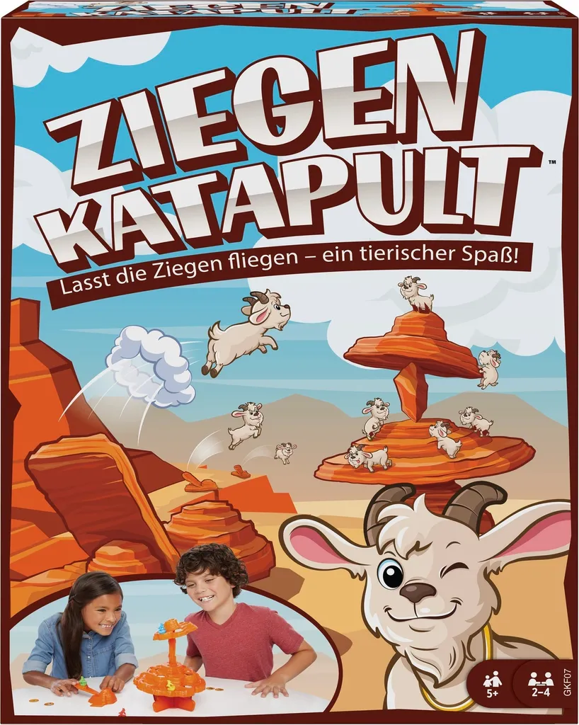 Mattel Games Ziegenkatapult Jeu d'Action Enfant et Famille GWD52