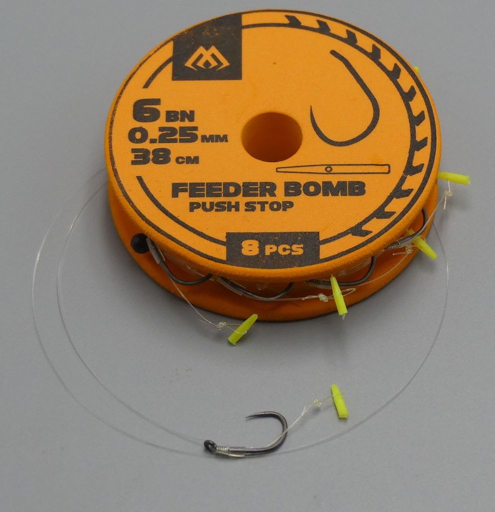 Mikado Feeder Bombenleiter mit Push Stop Bars - 10/0.20mm/38cm