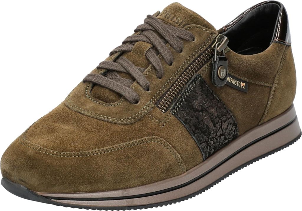 Mephisto Komfort Schnürschuhe Damen 31383932383930 Grün 38 EU