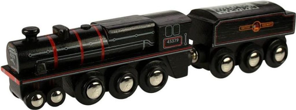 Bigjigs Rail Drevená replika lokomotívy Black 5 Obrázok produktu 